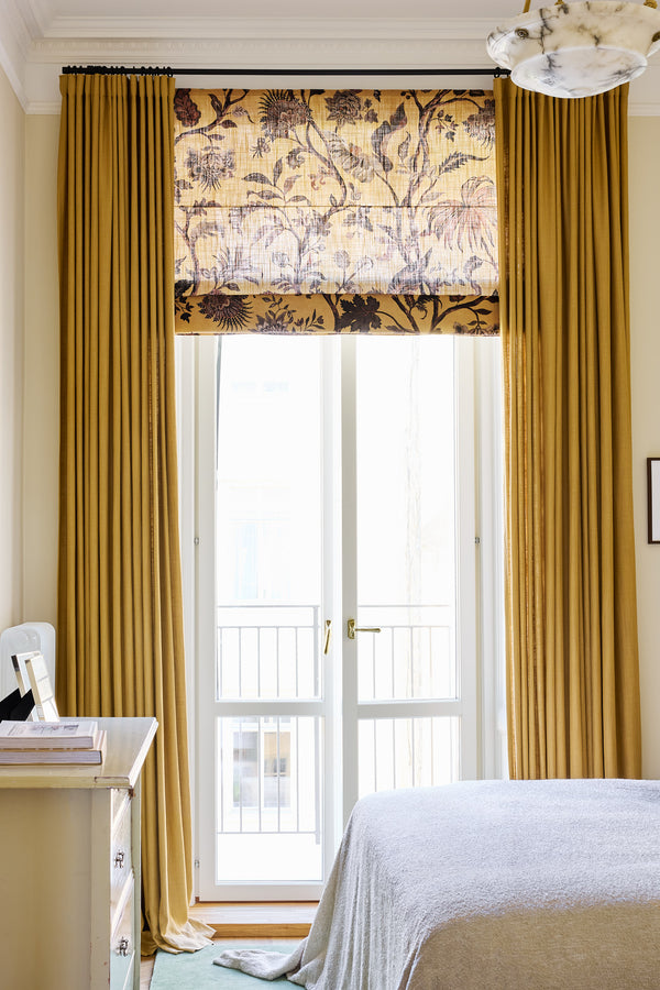 Gotnoir roman blind - Mustard/Brown