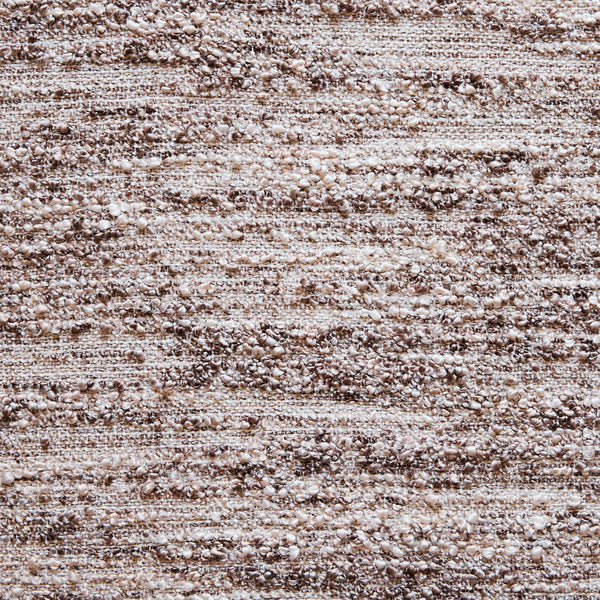 Tweed Bouclé curtain fabric sample – brown