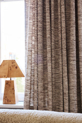 Tweed Bouclé curtain - Brown