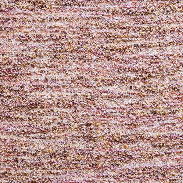 Tweed Bouclé curtain fabric sample – Pink