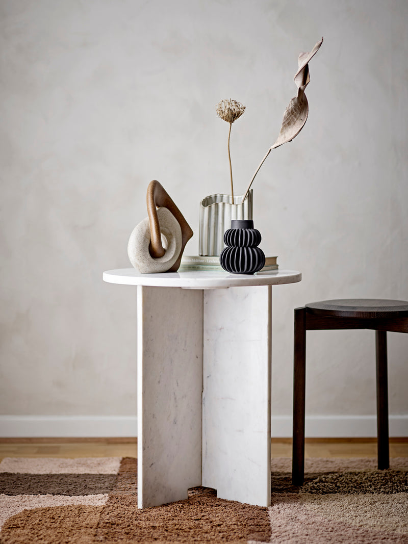 Janina side table, White Marble