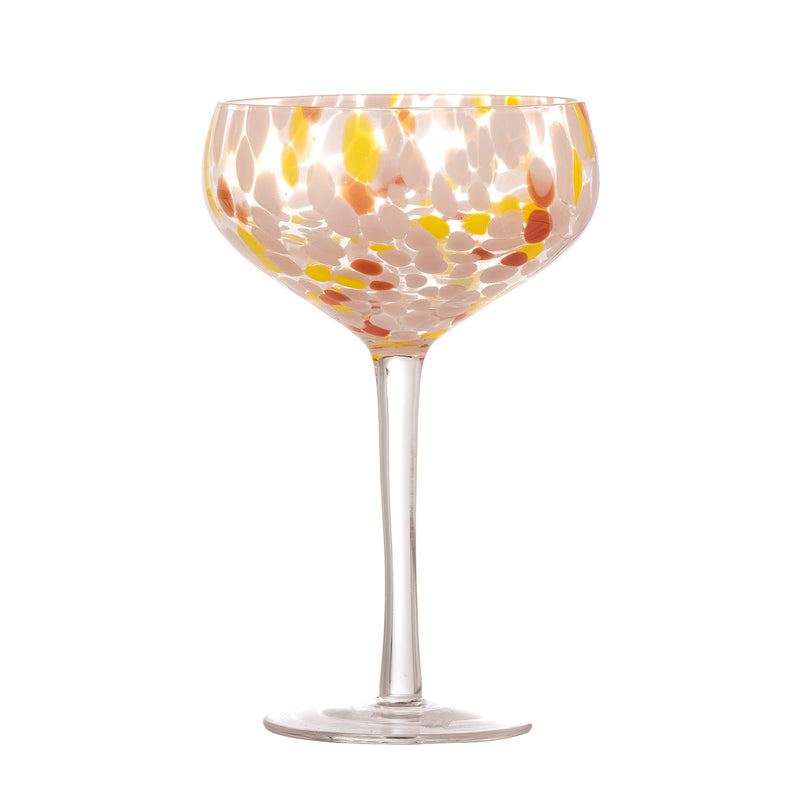 Lilya mouth blown cocktail glass