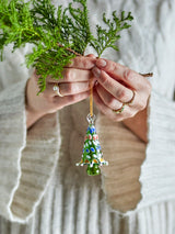 Cherlyn glass tree ornament