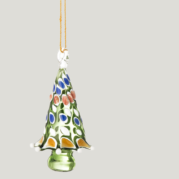 Cherlyn glass tree ornament