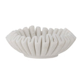 Harmonia marble bowl, white