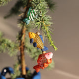 Guppy tree ornament, pink