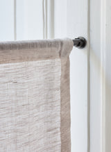 Sheer Linen café curtain - Sand