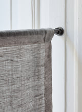 Sheer Linen café curtain - Grey