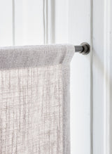 Linen café curtain - Pure white