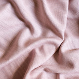 Linen Wave Ruffle Café Curtain - Pink