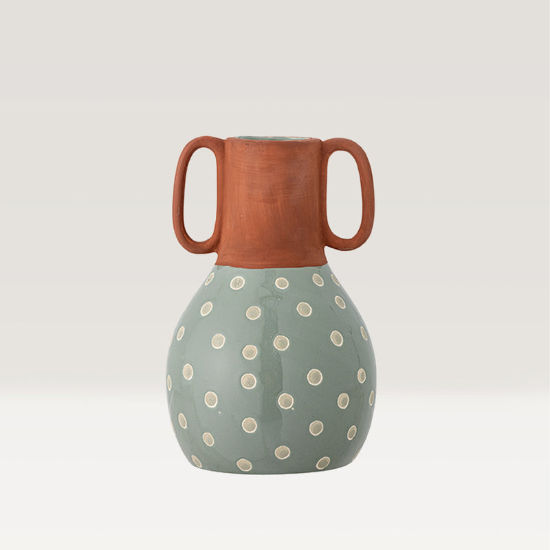 Hercule glazed stoneware plant pot