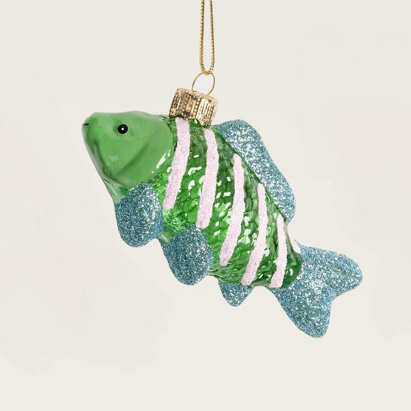 Guppy tree ornament, green