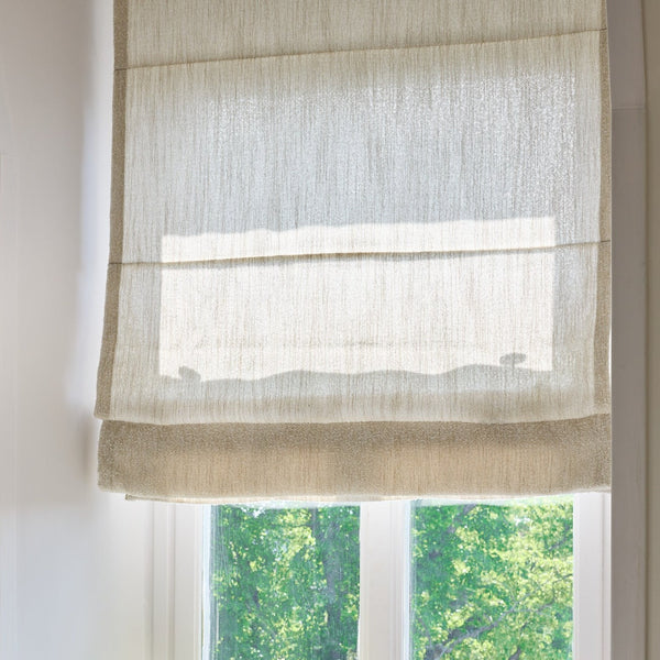 Bouclé Roman Blinds - Off White