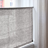 Sheer Linen café curtain - Grey