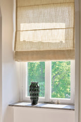 Bouclé Roman Blinds - Sand