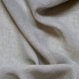 Sheer Linen Wave Ruffle Café Curtain - Grey