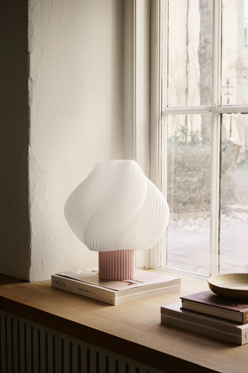 Crème Atelier soft serve lamp, Large, Wild Strawberry - pre-order