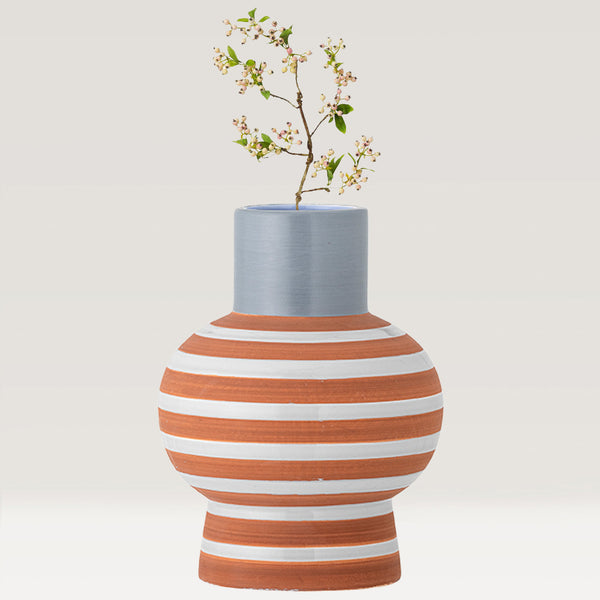 LIndir glazed stoneware plant pot