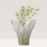 Erato glazed stoneware plant pot