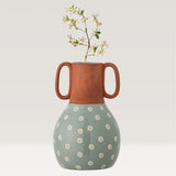 Hercule glazed stoneware plant pot