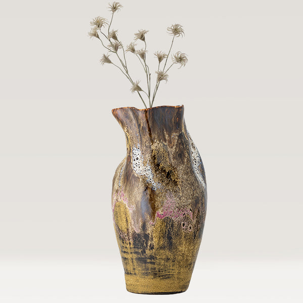 Benoit glazed stoneware vase