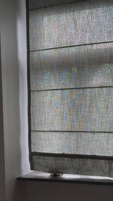 Bouclé Roman Blinds - Grey